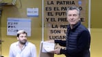 Macri, al momento de votar en una escuela del barrio de Palermo.