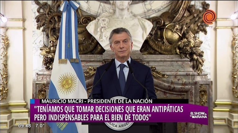 Macri anunció cambios de gabinete y retenciones