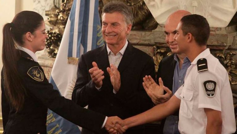 Macri anunció el traspaso de la Policía Federal a la Ciudad de Buenos Aires. Foto: DyN