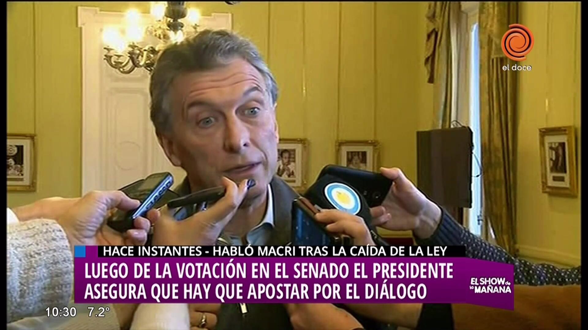 Macri aseguró que el debate "va a confinuar"