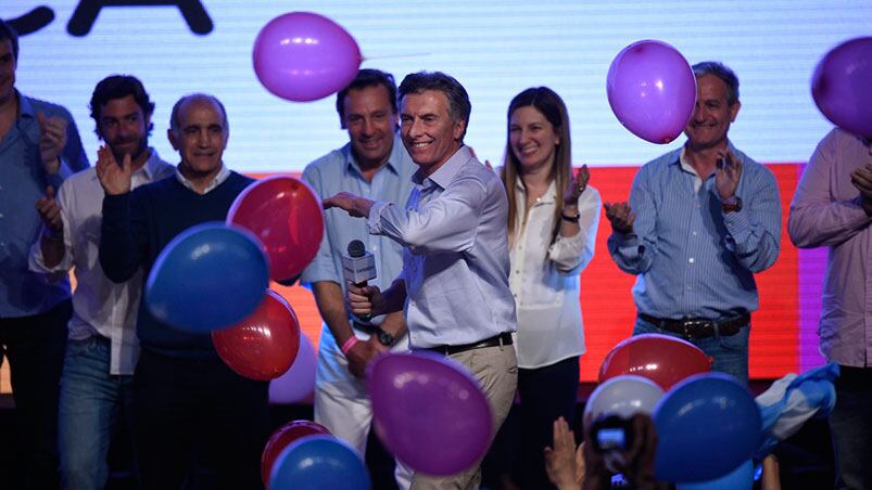 Macri bailó, agradeció y pidió que lo acompañen en la segunda vuelta.