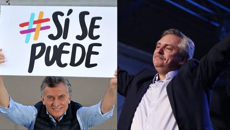 Macri busca mostrar optimismo y Fernández aseguró que "gobernaron ladrones".