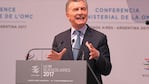 Macri dio su discurso de inauguración en el Centro Cultural Kirchner.