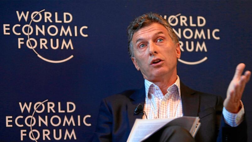 Macri eligió hablar con los medios extranjeros en inglés y sin traductor. 