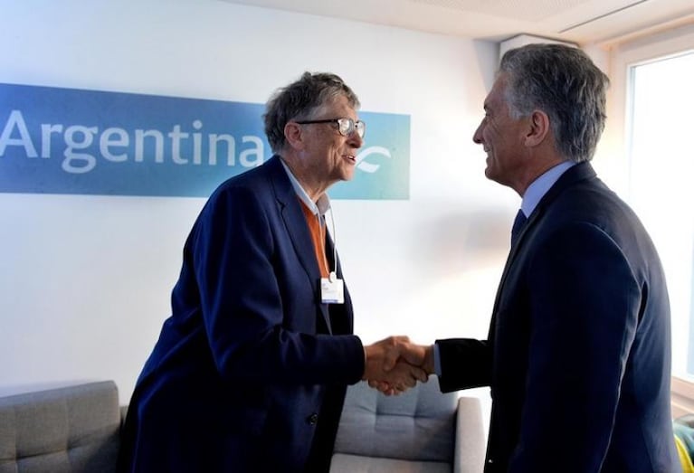 Macri en Davos: se reunió con Angela Merkel y Bill Gates