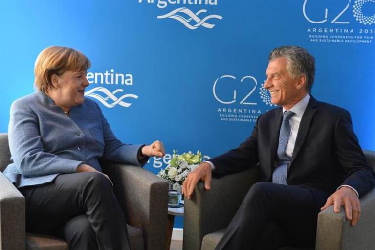 Macri en Davos: se reunió con Angela Merkel y Bill Gates