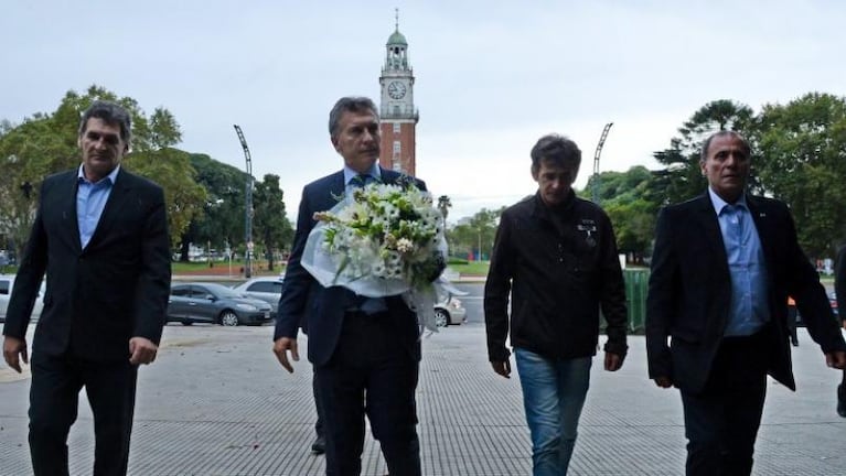 Macri encabezó el acto por el aniversario de Malvinas