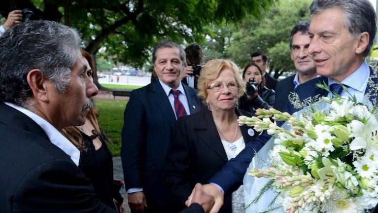 Macri encabezó el acto por el aniversario de Malvinas