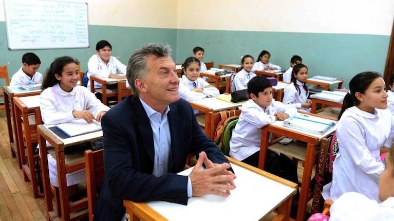 Macri: "Estamos con problemas graves en la educación”