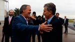 Macri fue recibido por Schiaretti en el aeropuerto. Foto: Gobierno de Córdoba.