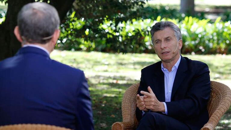 Macri habló sobre Carrió en Olivos.