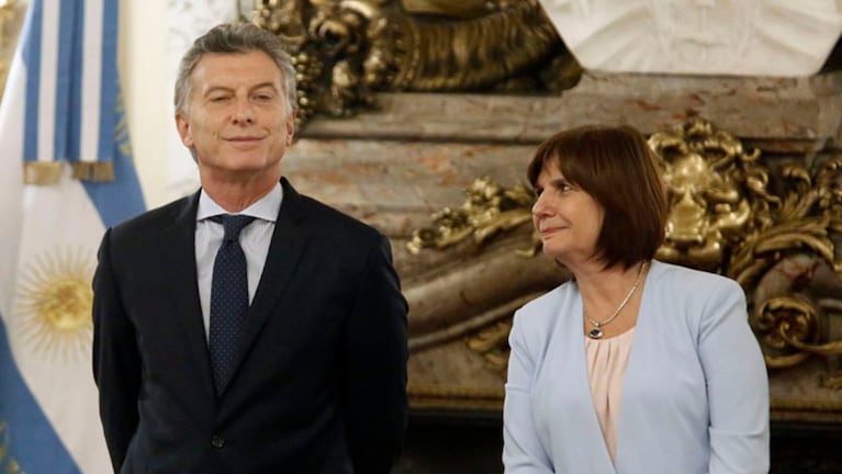Macri le puso su voto de confianza a la exministra de Seguridad. 