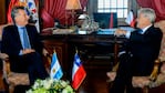 Macri participó de la ceremonia de entrega de mandos en Chile.