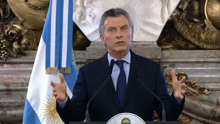 Macri realizó el anuncio tras retomar su agenda oficial.