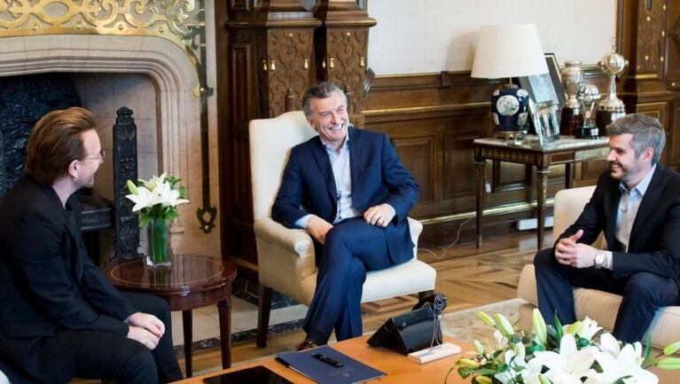 Macri recibió a Bono y hablaron de Santiago Maldonado