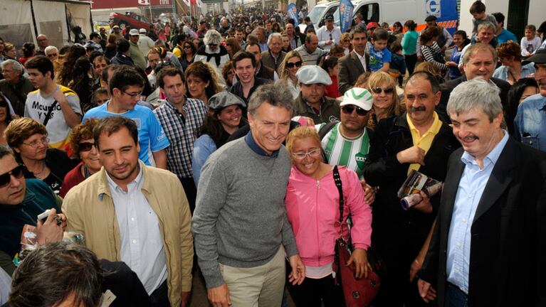 Macri recorrió la Exposición Rural de Río Cuarto. 