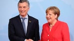 Macri se mostró próximo a Merkel durante la cumbre.