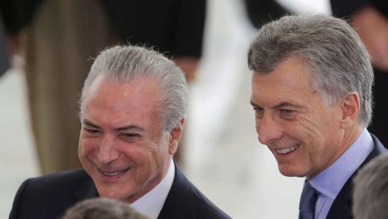Macri se reunió con Temer y pidió dar un impulso histórico al Mercosur