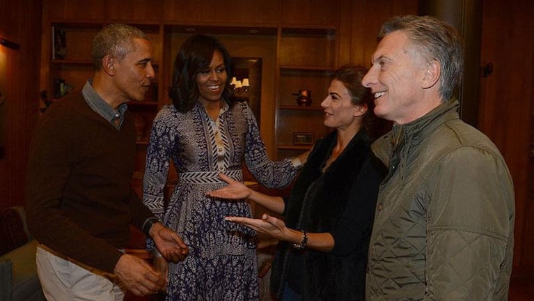 Macri viajó a Bariloche para despedir a Obama