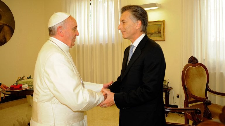 Macri visitará al Papa en enero de 2016. 