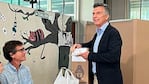 Macri votó y se refirió al balotaje. 