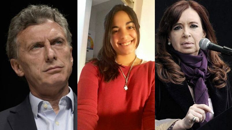 Macri y Cristina se refirieron al crimen de Micaela García. 