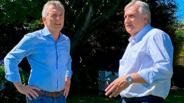 Macri y Morales, cuando mantenían una relación menos tensa.