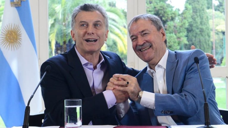 Macri y Schiaretti, el día que anunciaron el acuerdo. 