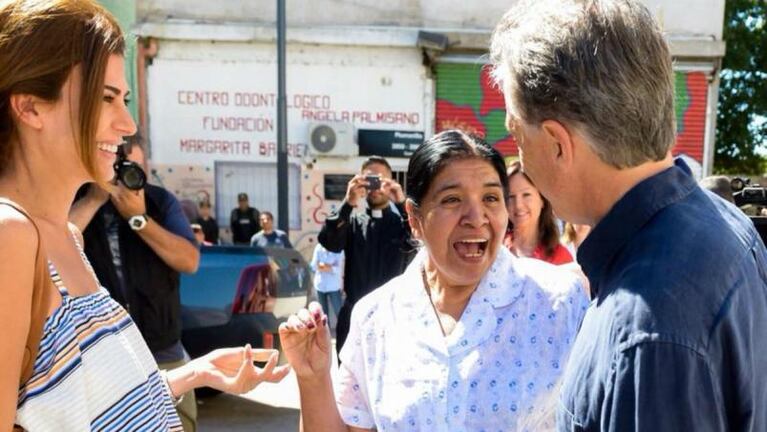 Macri y su mujer desayunaron en el comedor de Margarita Barrientos