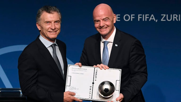 Macri y su nuevo rol como presidente de la Fundación FIFA.