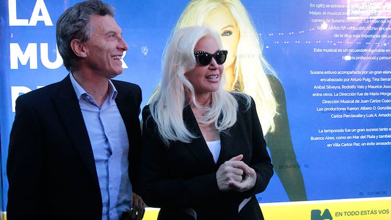 Macri y Susana, juntos a 11 días de las elecciones. Foto: Clarín.