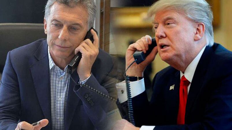 Macri y Trump se comunicaron esta tarde.