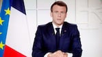 Macron anunció por tv las nuevas restricciones.