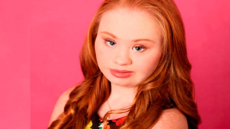 Madeline Stuart cumplio su sueño de ser modelo. Foto: TN 