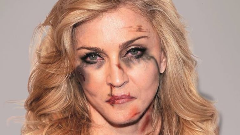 Madonna. Romper con el silencio. “Basta de violencia” dice la campaña.