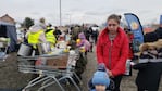 Madres e hijos que perdieron todo, la cara más dura de la guerra.