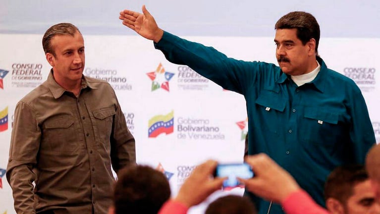 Maduro con Tareck el Aissami.