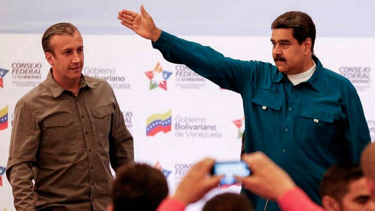 Maduro con Tareck el Aissami.