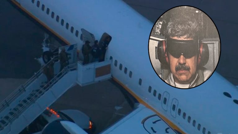 Maduro fue trasladado detenido hacia Nueva York.