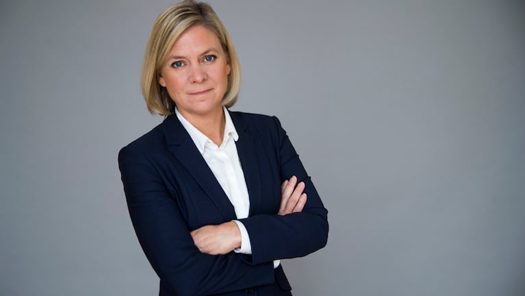 Magdalena Andersson anunicó su renuncia en conferencia de prensa.