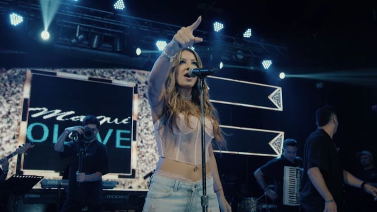 Magui Olave en el videoclip de "Tiritando".