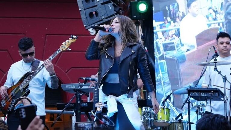 Magui Olave, una de las presentes en los festejos del Día del Cuarteto.