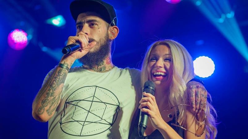 Magui Olave y Ulises Bueno, juntos después de cinco meses de cuarentena.