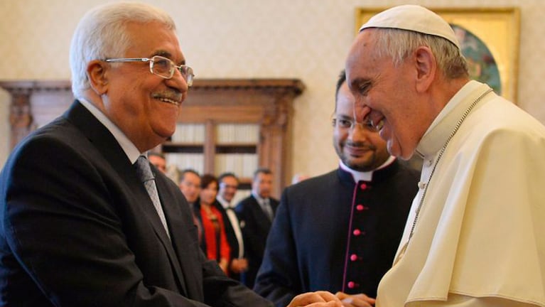 Mahmud Abbas se reunió con el Papa Francisco. (Foto: AP) 