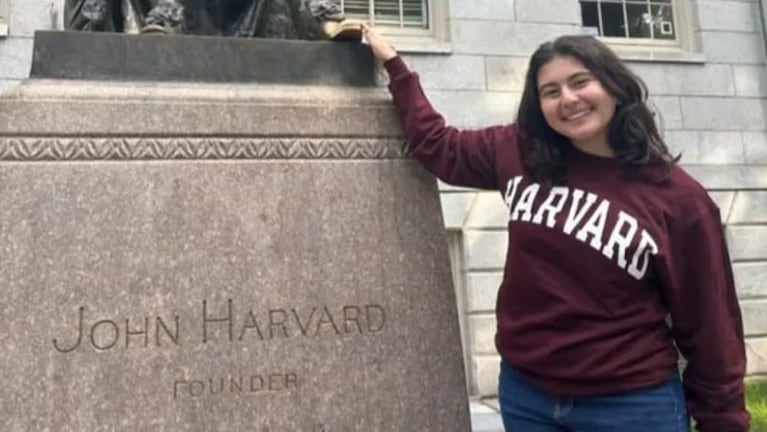 Malena Galetto elegiría Harvard para ir a la universidad.