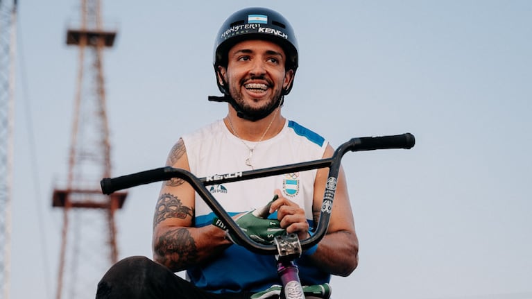 Maligno dio sus primeros pasos en el BMX en el Parque de las Naciones.