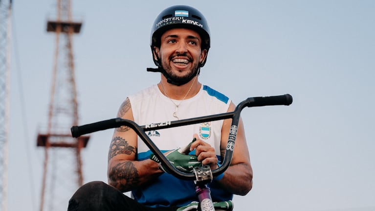 Maligno dio sus primeros pasos en el BMX en el Parque de las Naciones.