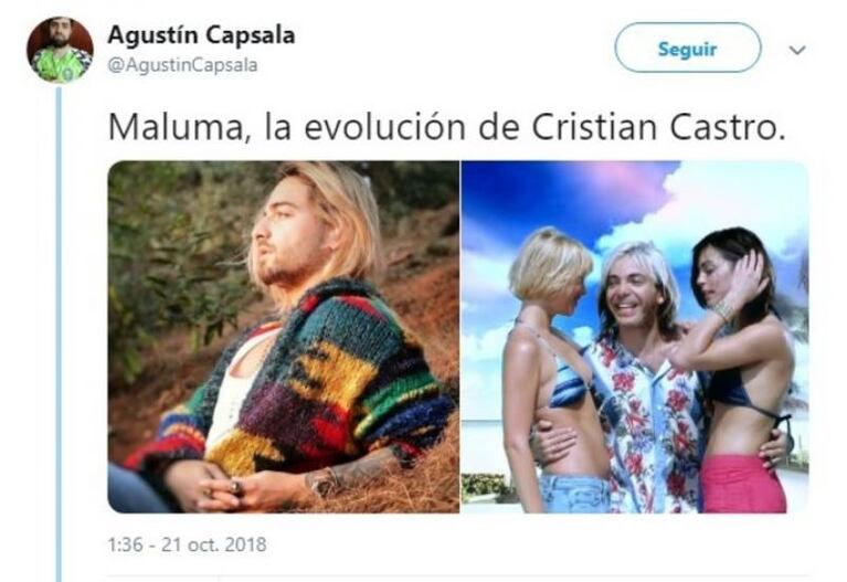 Maluma se cambió de look y los memes no tardaron en llegar