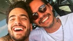 Maluma y Marc Anthony, muy cariñosos.