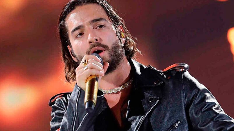 Maluma y su look rubio.